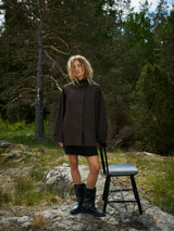 Neo Noir Mariel Jacket - Dark Brown
