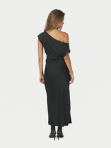 Neo Noir Lilith Heavy Sateen Dress - Black