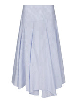 Neo Noir Isabet Stripe Skirt - Blue Stripe