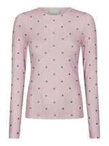 Neo Noir Ella Space Dot Blouse - Light Pink