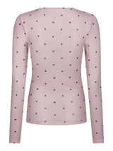 Neo Noir Ella Space Dot Blouse - Light Pink