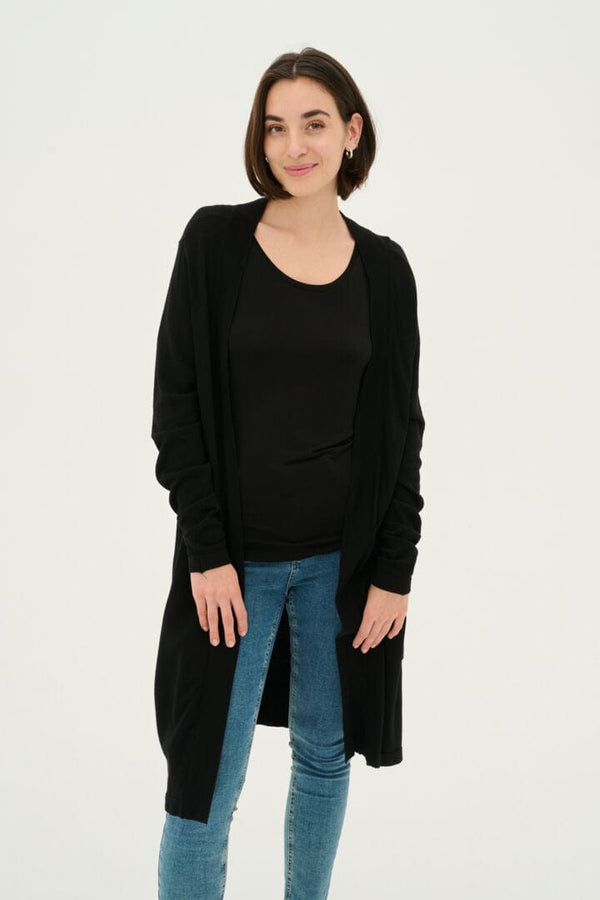 Pre Order Annemarie Long Cardigan - Black