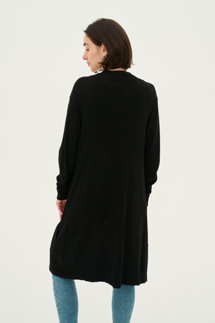 Pre Order Annemarie Long Cardigan - Black