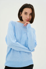 Culture Annemarie Batwing Jumper - Cashmere Blue