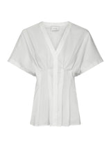 Neo Noir Adamma Poplin Blouse - White