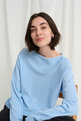 Culture Annemarie Batwing Jumper - Cashmere Blue