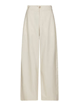 Neo Noir Essiall Linen Pants - Creme