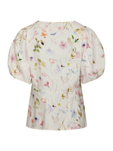 Neo Noir Irina Flower Blouse - Off White