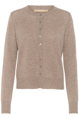 Culture Arrow Cardigan - Dune Melange