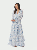 Neo Noir Anika Fleur Blouse - Blue Floral