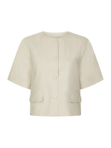 Neo Noir Rory Linen Blouse - Cream