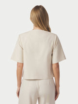 Neo Noir Rory Linen Blouse - Cream