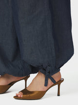 Neo Noir Roxane Balloon Denim Pants - Blue
