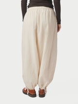 Neo Noir Roxane Balloon Linen Pants - Sand