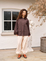 Neo Noir Roxane Balloon Linen Pants - Sand