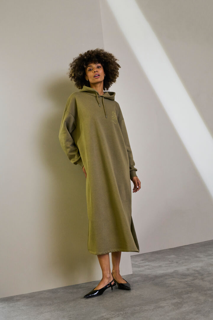 Culture Gama Saila Dress - Dusty Green