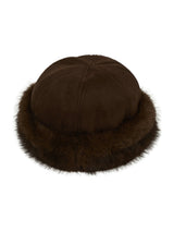 Nappi Faux Fur Hat - Brown