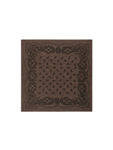 Neo Noir Adelina Paisley Knit Scarf - Brown Melange