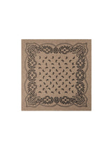 Neo Noir Adelina Paisley Knit Scarf - Beige Melange