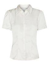 Neo Noir Lyselle Heavy Sateen Shirt - Pearl