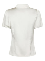 Neo Noir Lyselle Heavy Sateen Shirt - Pearl