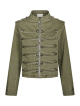 Neo Noir Sivena Denim Jacket - Army
