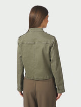 Neo Noir Sivena Denim Jacket - Army