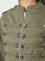 Neo Noir Sivena Denim Jacket - Army