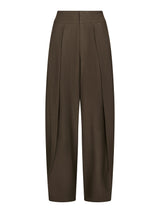 Neo Noir Lucille Structure Pants - Dark brown