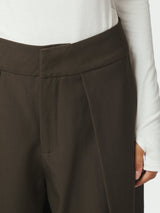 Neo Noir Lucille Structure Pants - Dark brown