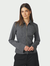 Neo Noir Cathy Zip Shirt - Black