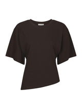 Neo Noir Alira Boxy Tee - Dark Brown