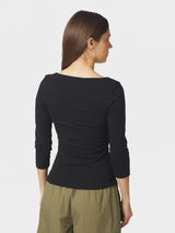 Neo Noir Thyra Jersey Blouse - Black