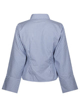 Neo Noir Fenli Check Shirt - Blue