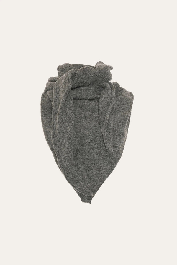 Noella Loena Knit Scarf - Dark Grey Melange