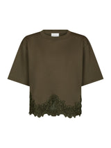 Neo Noir Iria Lace Tee - Army
