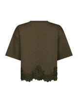 Neo Noir Iria Lace Tee - Army