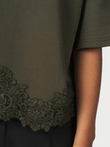Neo Noir Iria Lace Tee - Army