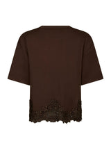 Neo Noir Iria Lace Tee - Brown