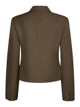 Neo Noir Valia Structure Blazer - Dusty Brown