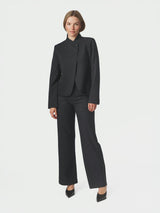 Neo Noir Nathalie Slim Pinstripe Pants - Dark Navy