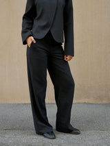Neo Noir Nathalie Slim Pinstripe Pants - Dark Navy