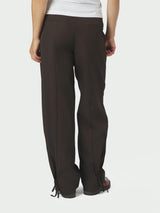 Neo Noir Isotta Structure Tie Pants - Dark Brown