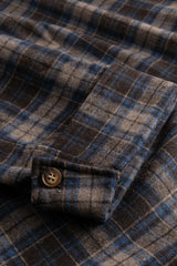Noella N-Marlon Shirt - Brown Blue Check