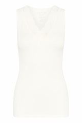 Culture Camilla Rib Top - Spring Gardenia