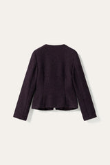 Noella Kasaundra LS Blazer - Dark Plum