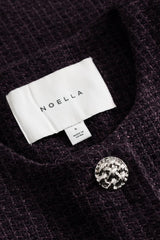 Noella Kasaundra LS Blazer - Dark Plum