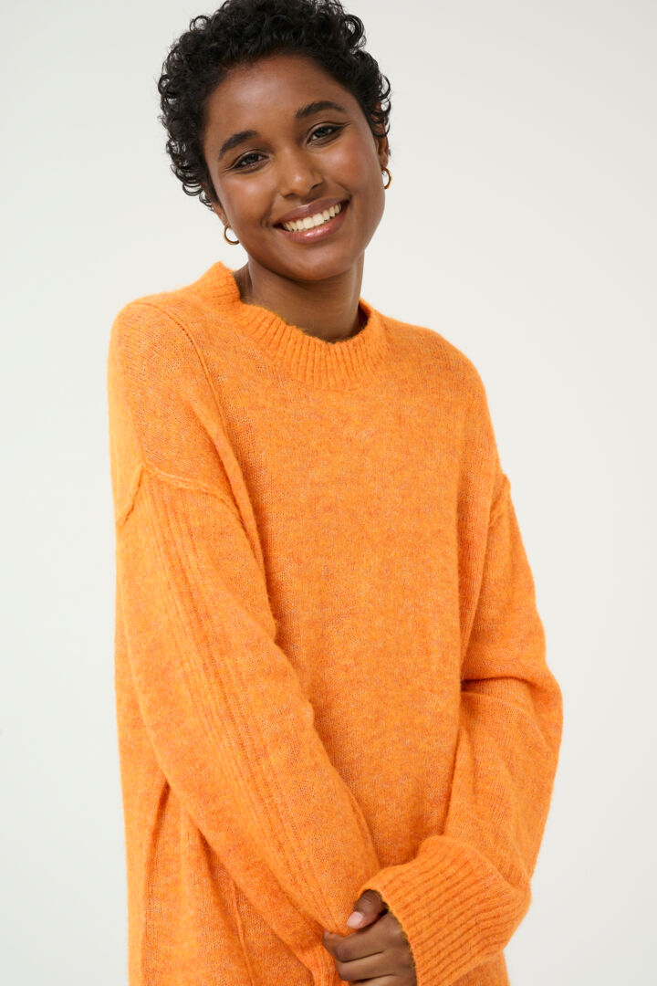 Culture Bosa Cacheia Pullover - Russet Orange Melange