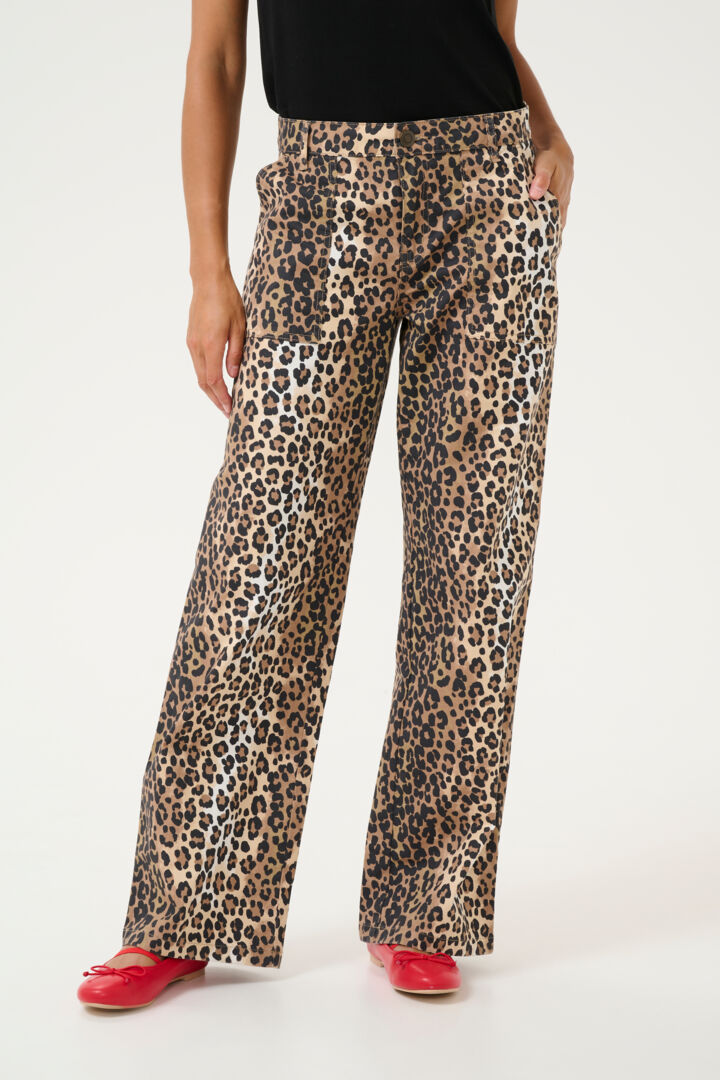 Culture Fenna Brita Pants - Leopard