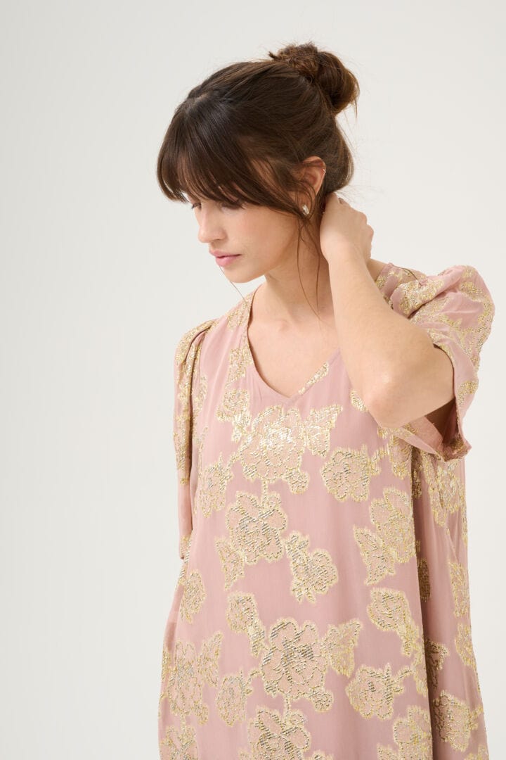 Culture Floi Dress - Pale Mauve
